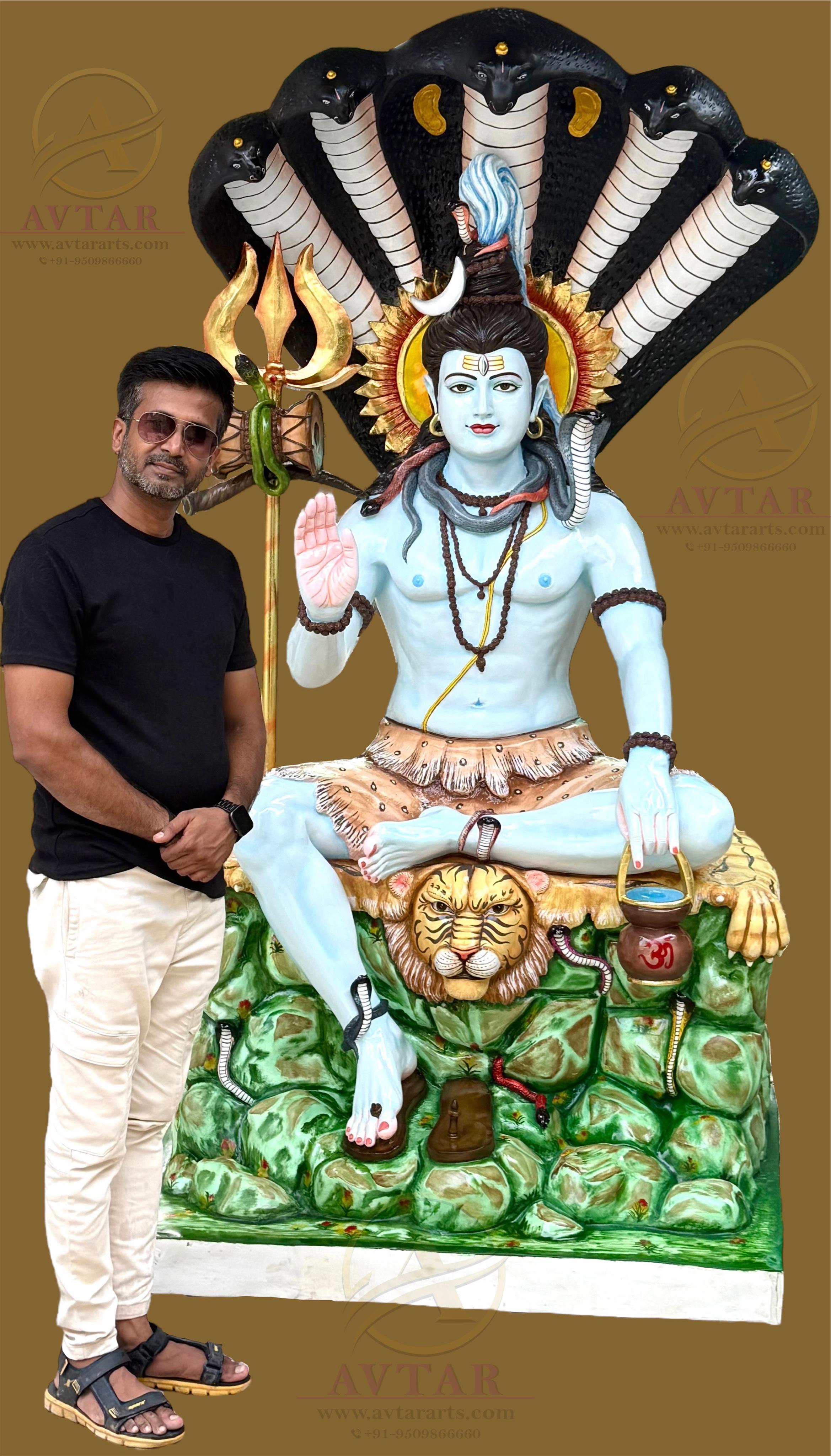 Shiva fibre Sculpture Large Size